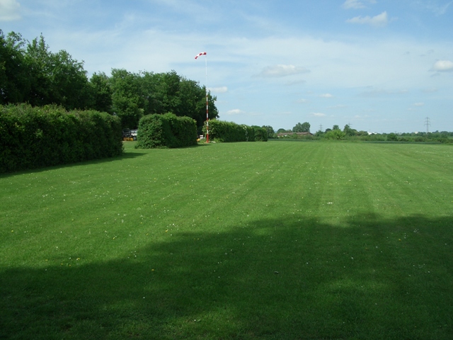 Flugfeld Süd-Nord Richtung